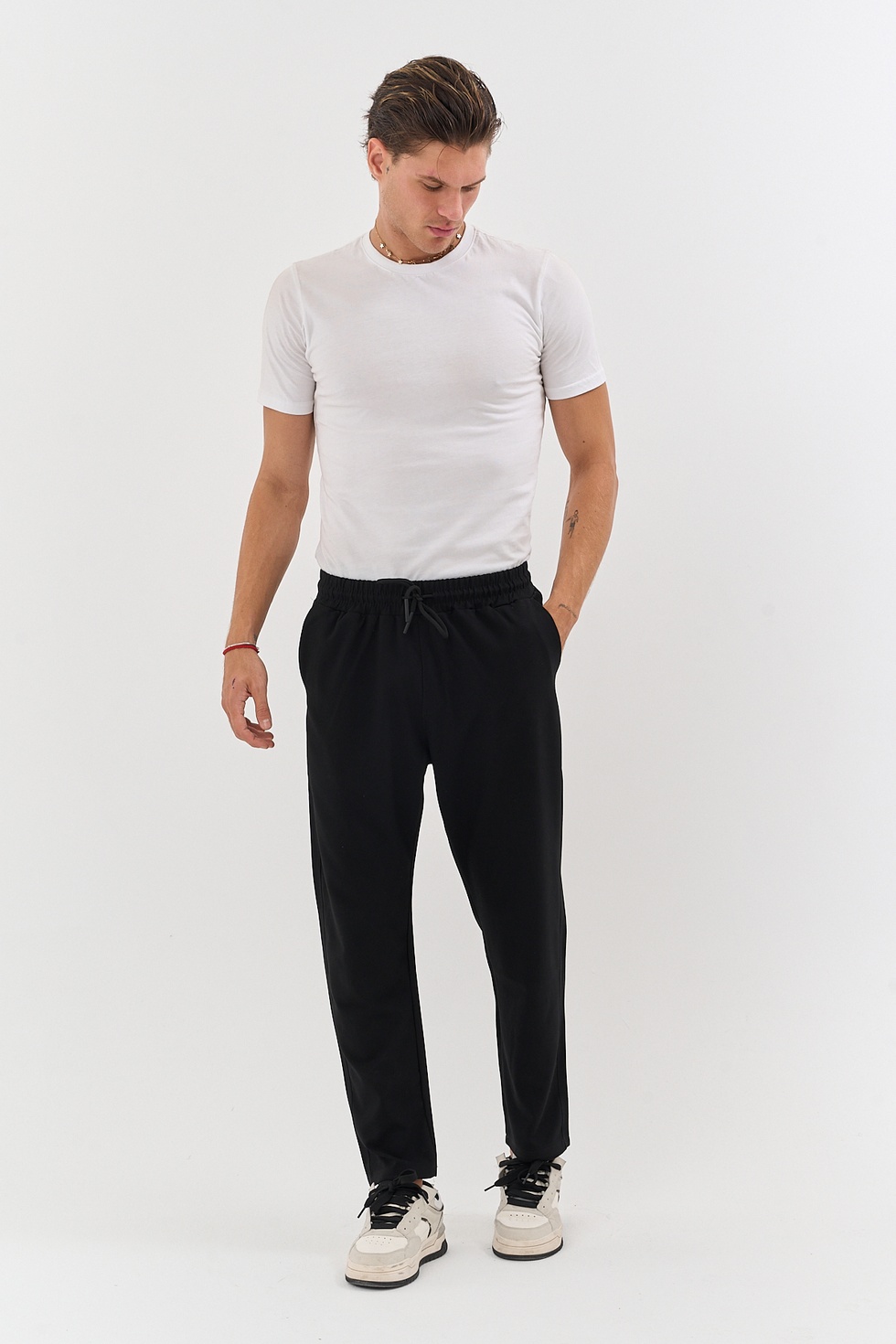 Erkek Bezayağı Esnek Kumaş Jogger Pantolon