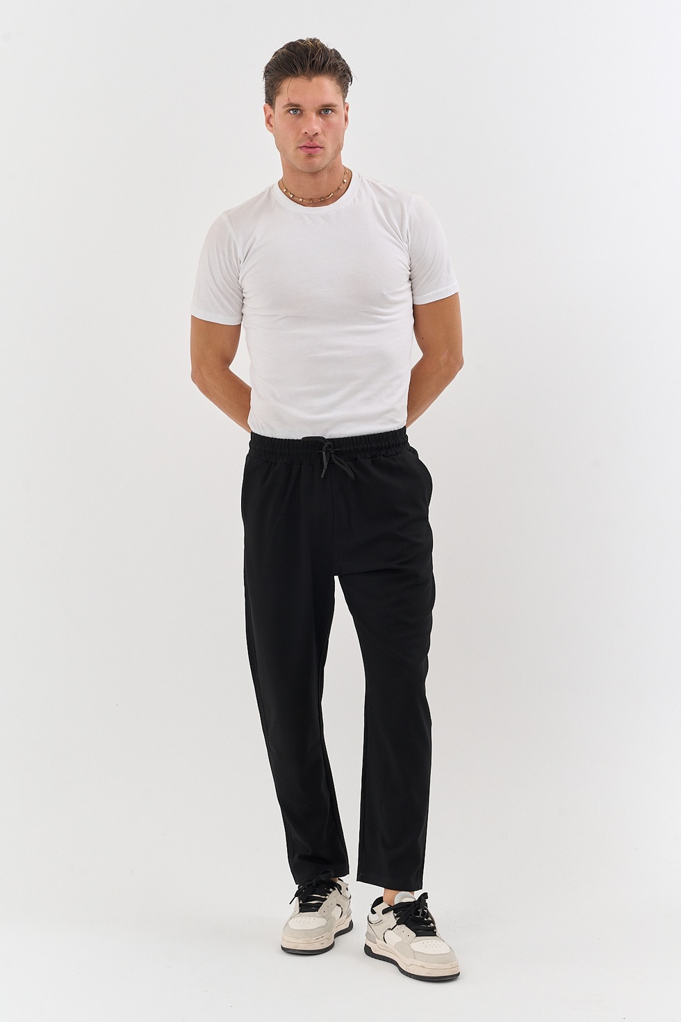 Erkek Bezayağı Esnek Kumaş Jogger Pantolon