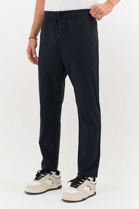 Lacivert Erkek Bezayağı Esnek Kumaş Jogger Pantolon E221