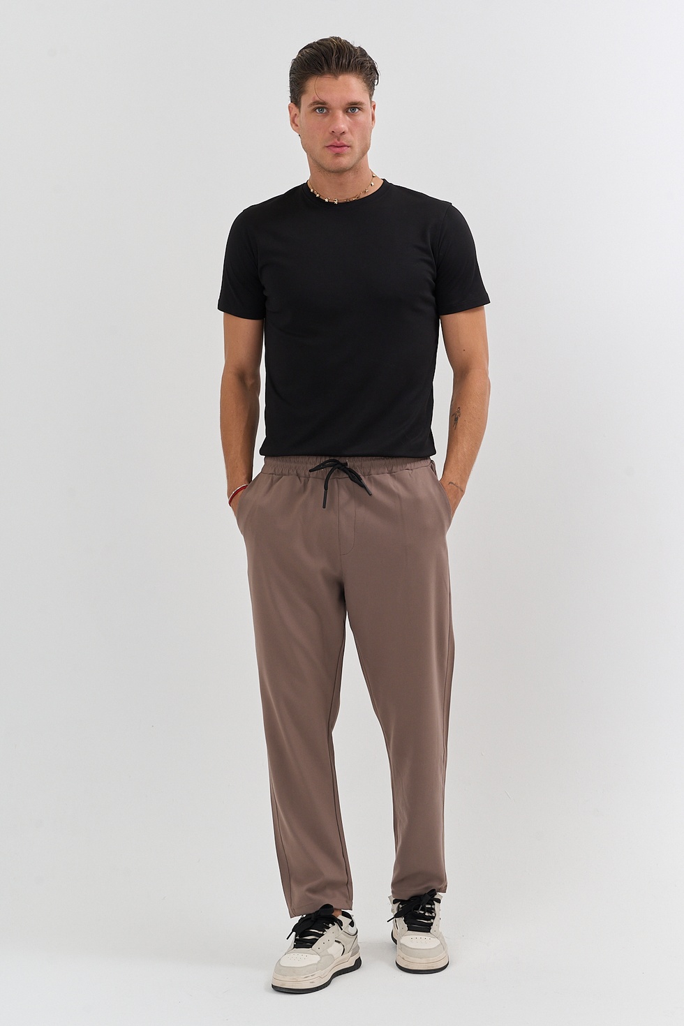 Erkek Bezayağı Esnek Kumaş Jogger Pantolon