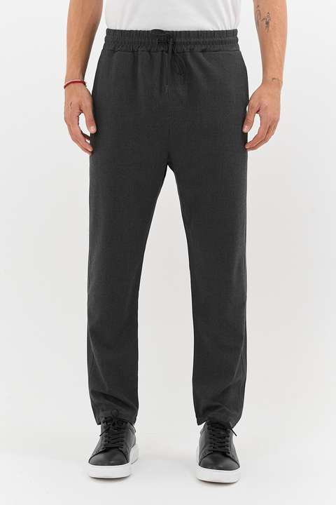 Antrasit Erkek Bezayağı Esnek Kumaş Jogger Pantolon E221