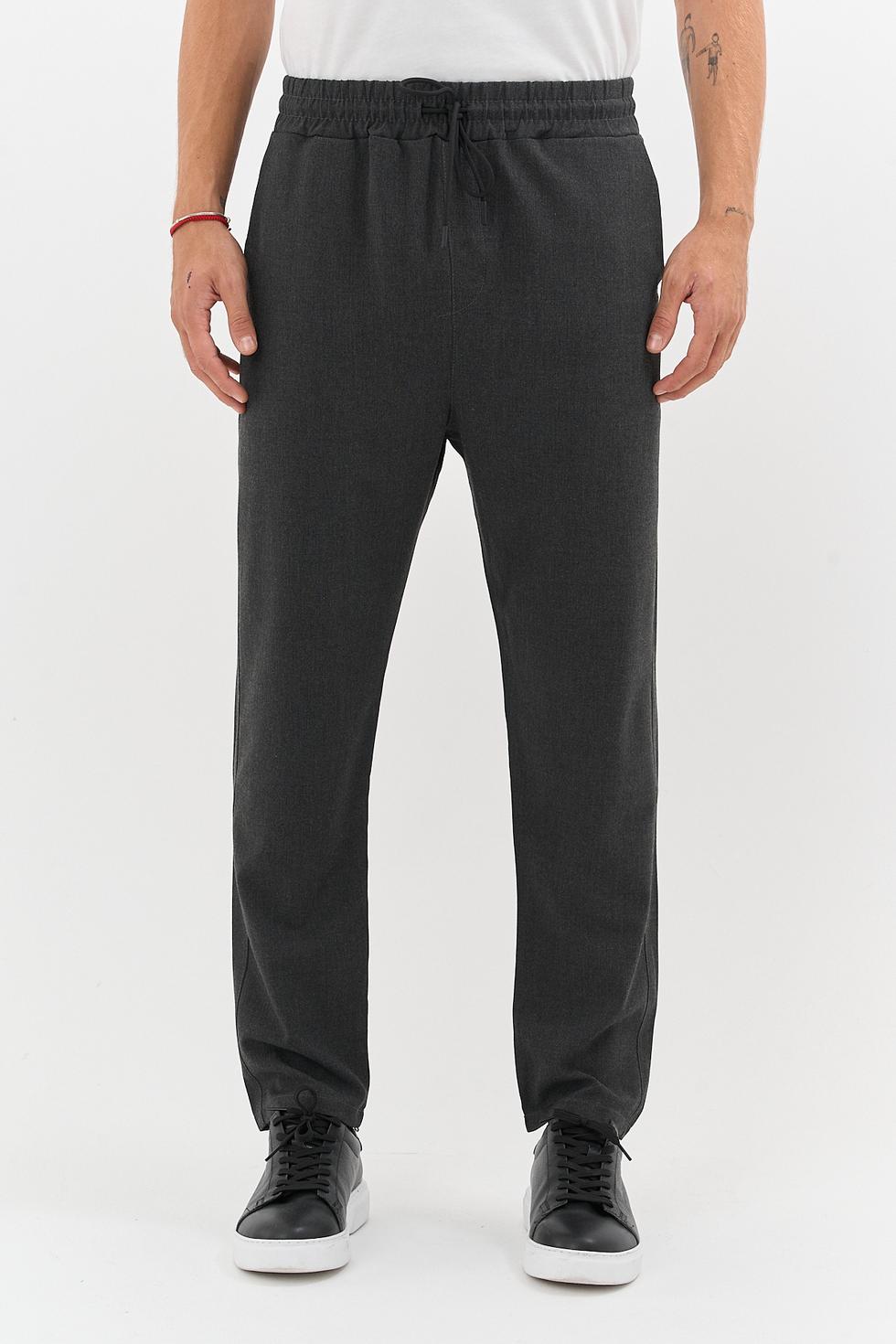 Erkek Bezayağı Esnek Kumaş Jogger Pantolon