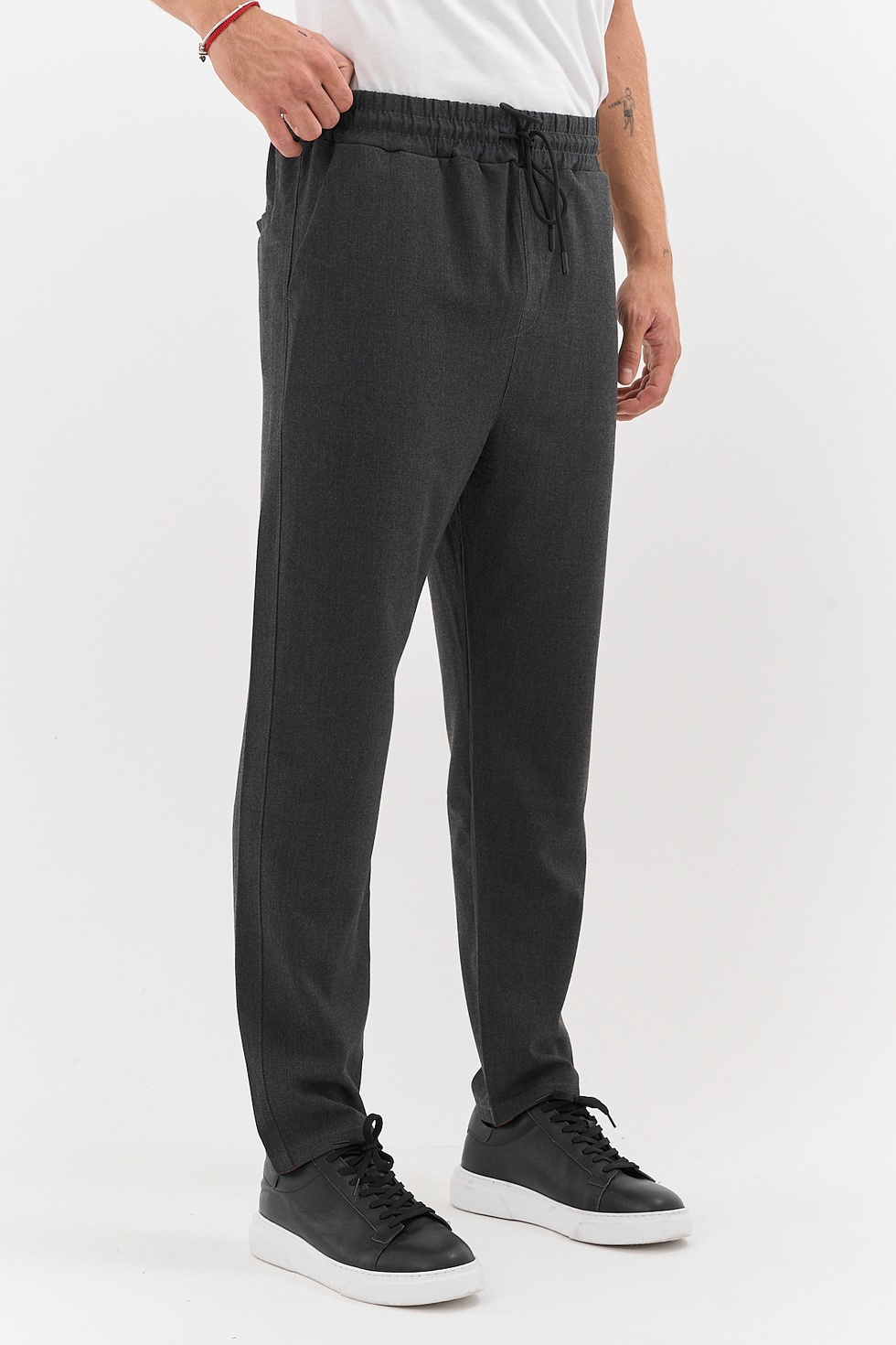 Erkek Bezayağı Esnek Kumaş Jogger Pantolon