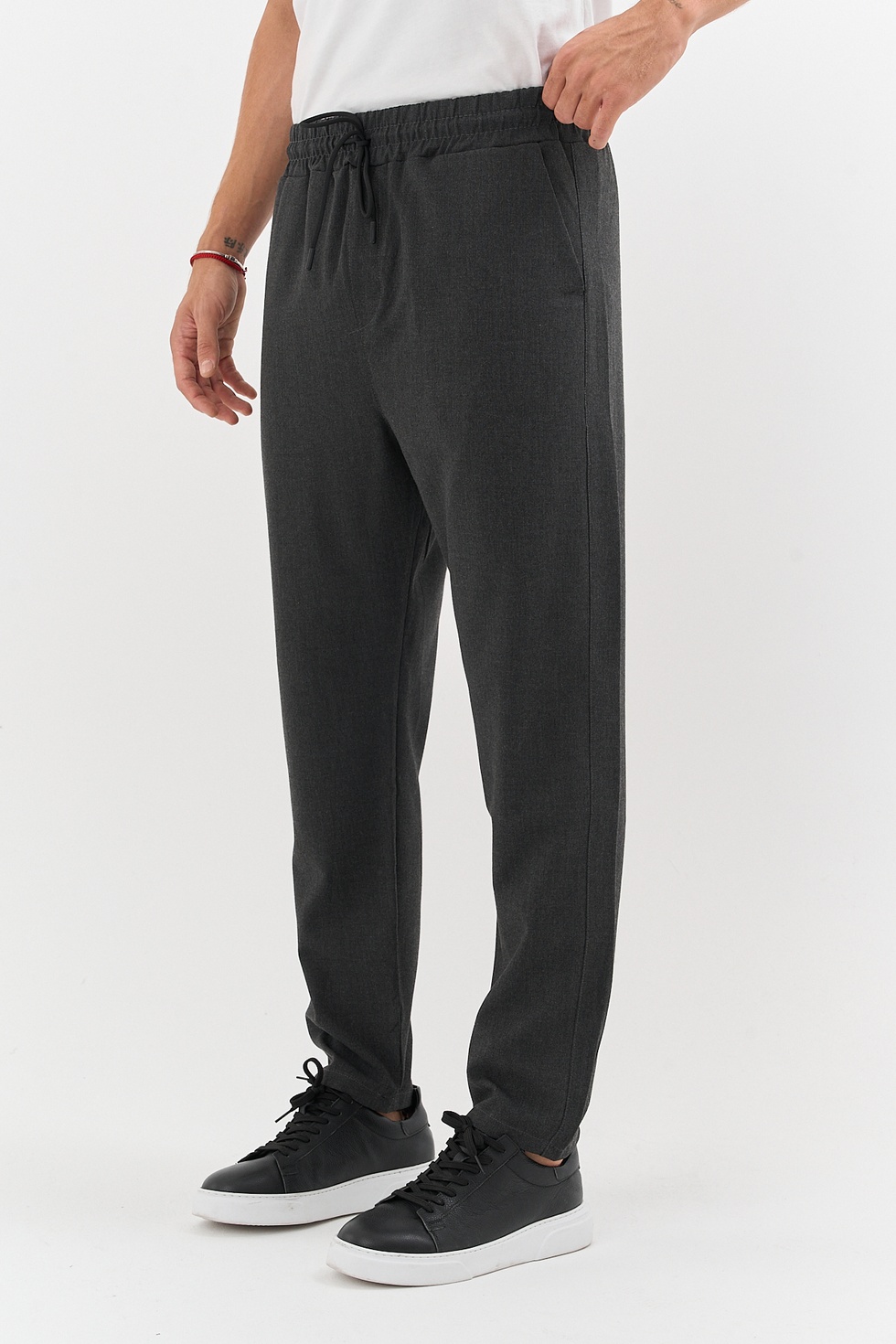 Erkek Bezayağı Esnek Kumaş Jogger Pantolon