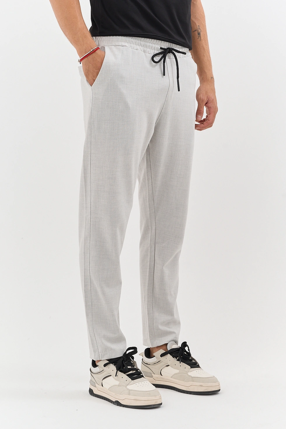 Erkek Bezayağı Esnek Kumaş Jogger Pantolon