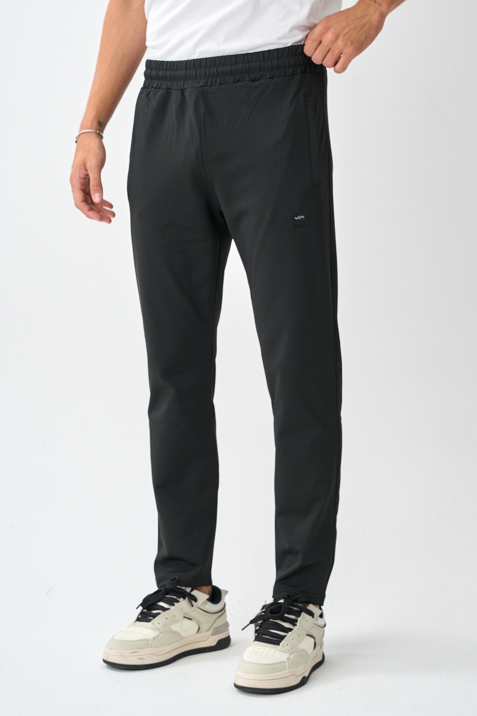 Erkek Dalgıç Kumaş Standart Kalıp Eşofman Alt -