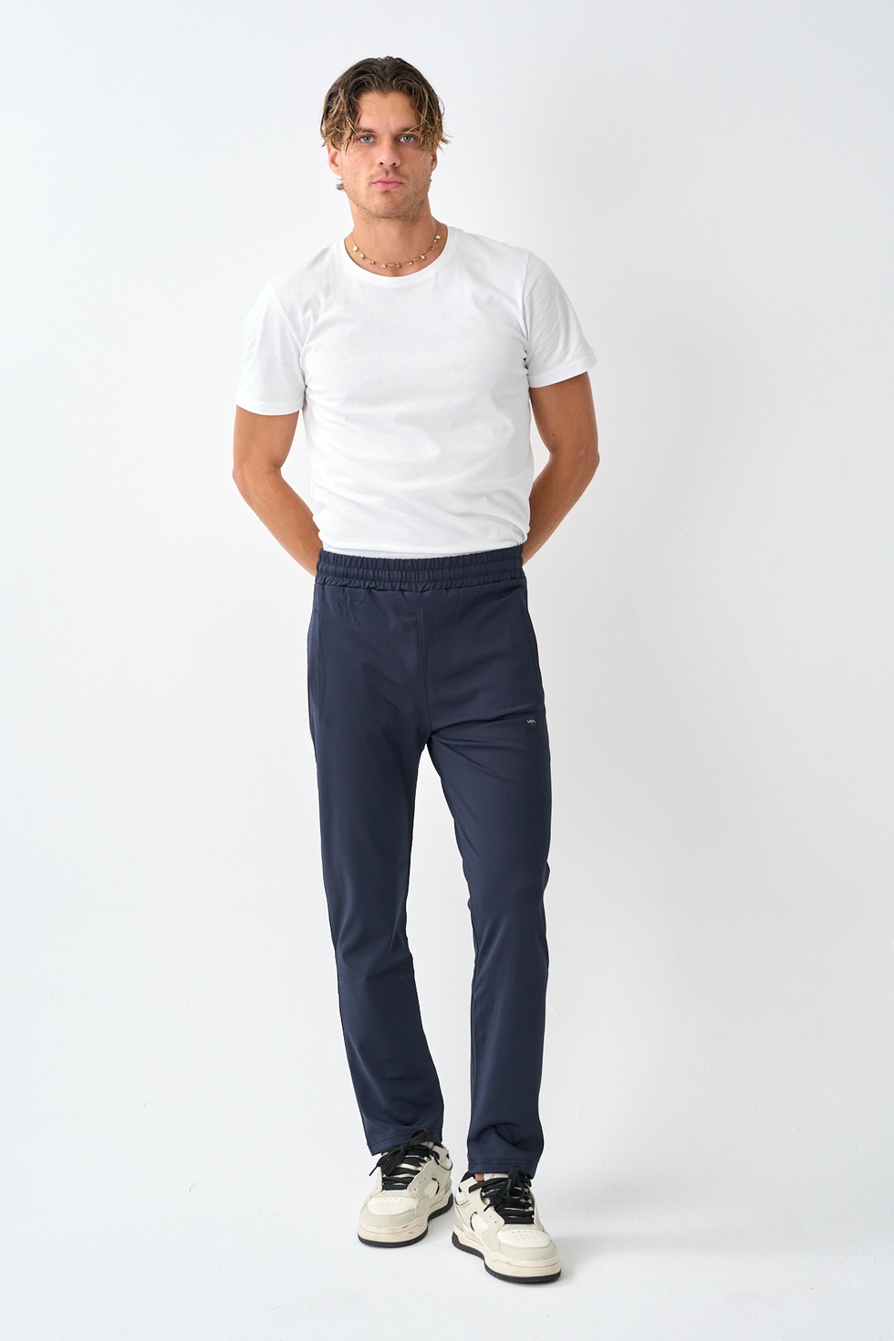 Erkek Dalgıç Kumaş Standart Kalıp Eşofman Alt -