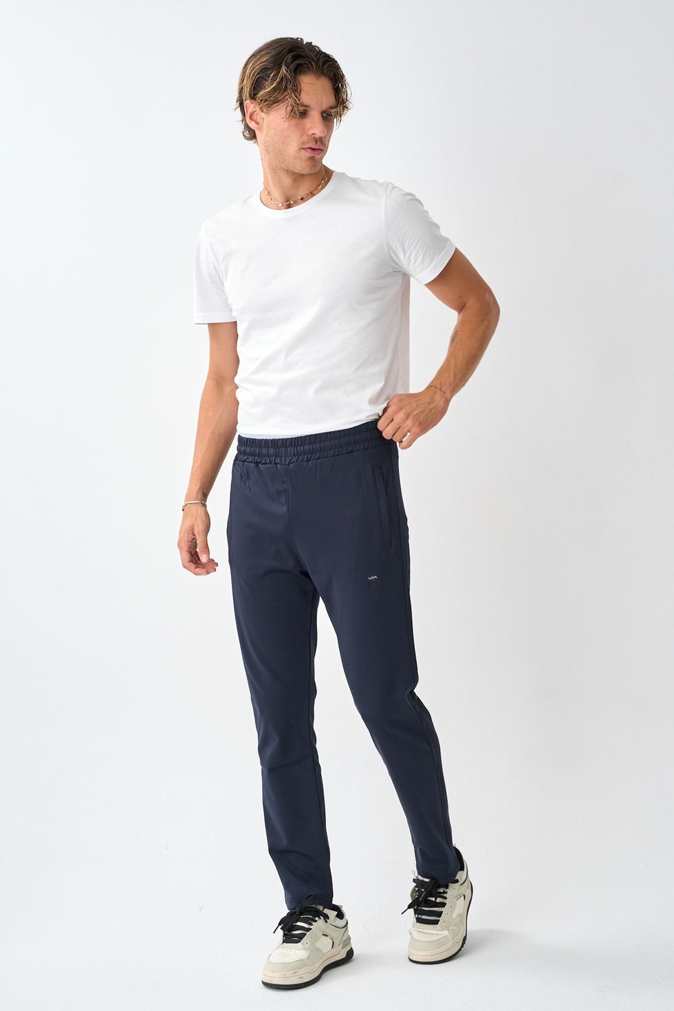 Erkek Dalgıç Kumaş Standart Kalıp Eşofman Alt -