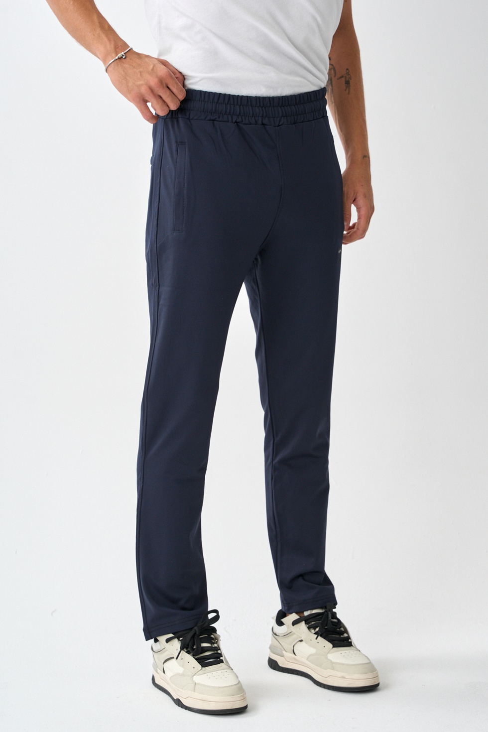 Erkek Dalgıç Kumaş Standart Kalıp Eşofman Alt -