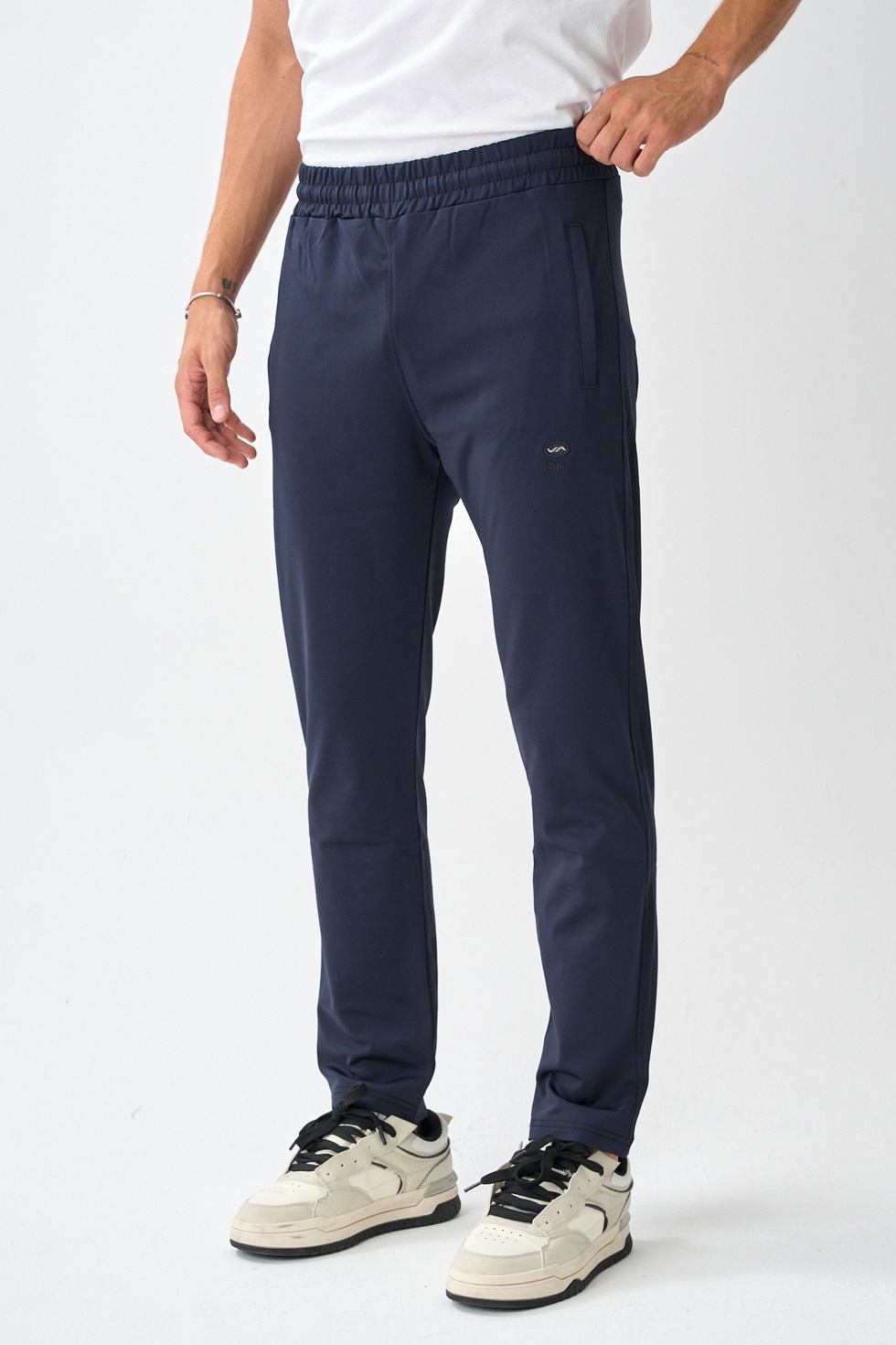 Erkek Dalgıç Kumaş Standart Kalıp Eşofman Alt -