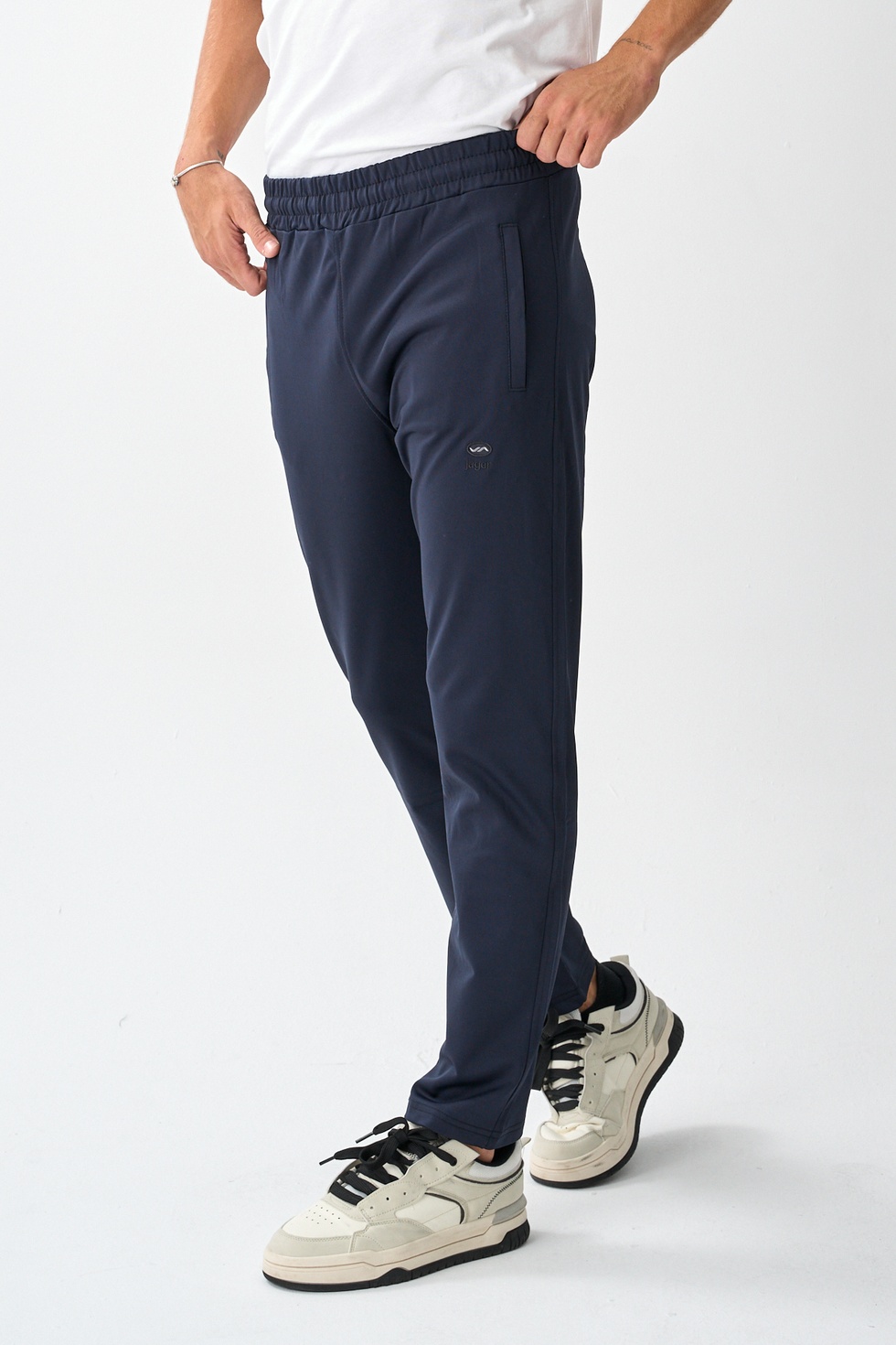 Erkek Dalgıç Kumaş Standart Kalıp Eşofman Alt -