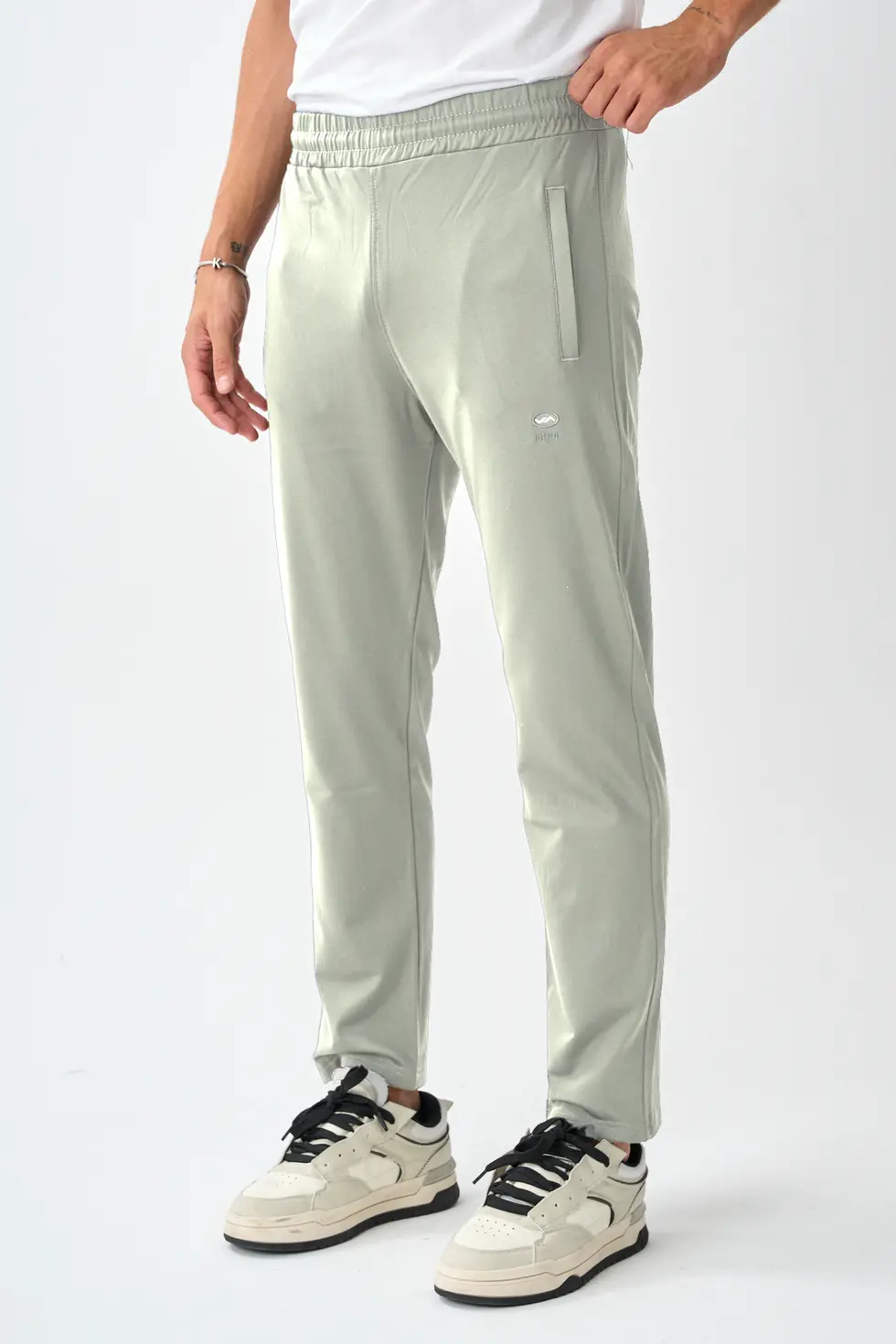 Erkek Dalgıç Kumaş Standart Kalıp Eşofman Alt -