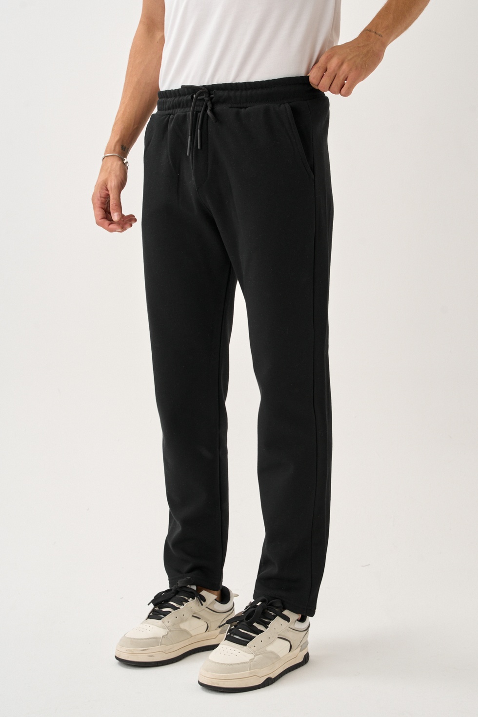 Erkek Üç İplik İçi Pamuklu Kalın Kumaş Eşofman Alt