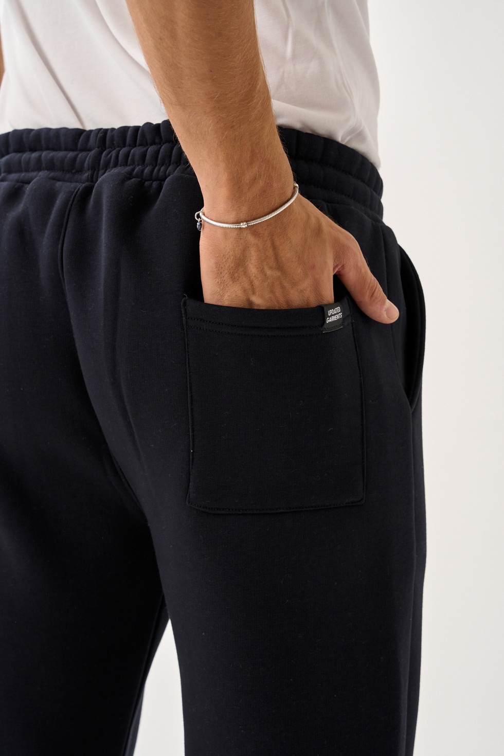 Erkek Üç İplik İçi Pamuklu Kalın Kumaş Eşofman Alt