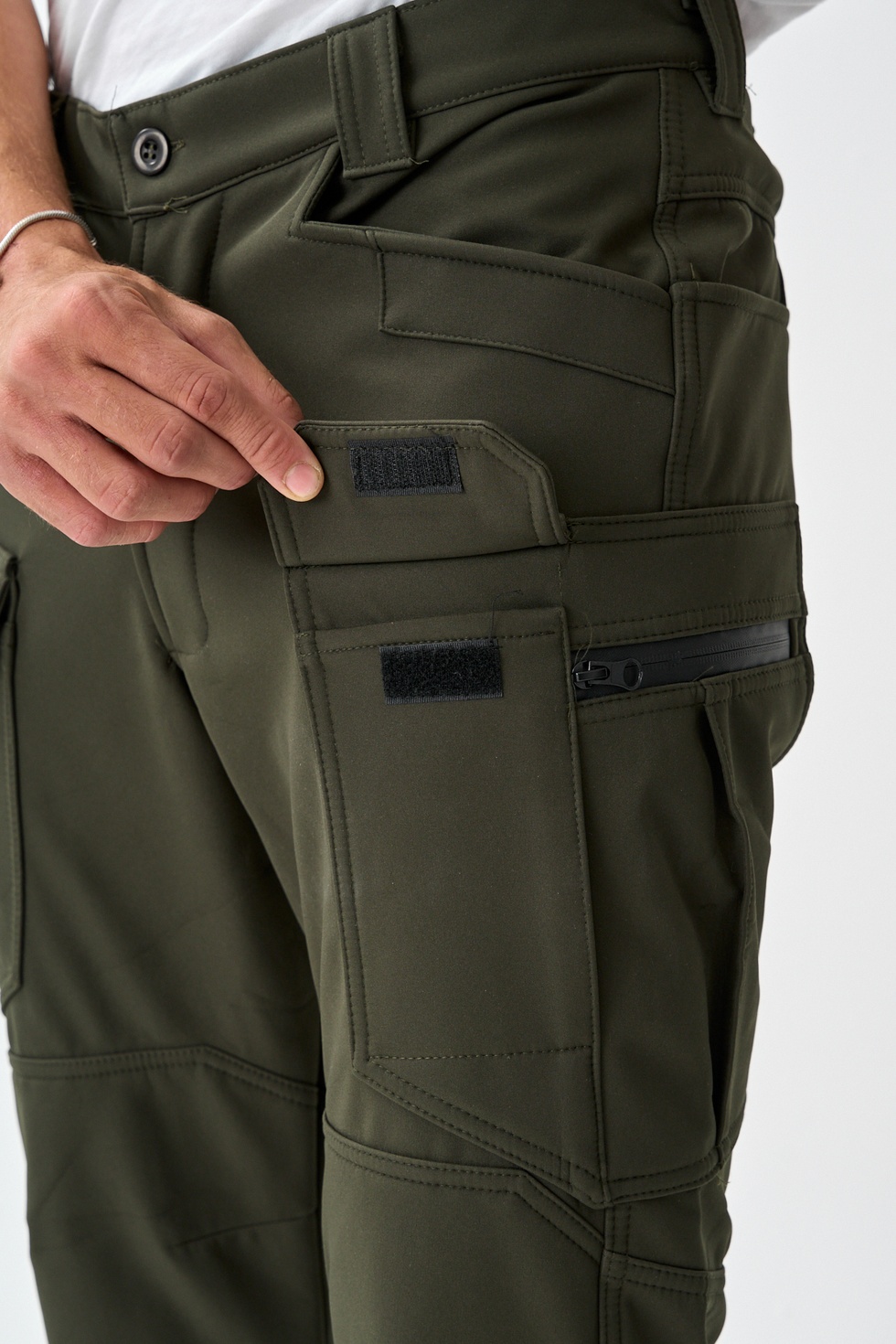 Soft Shell Rüzgar, Su & Soğuk Geçirmez İçi Polarlı Kışlık Taktik Pantolon