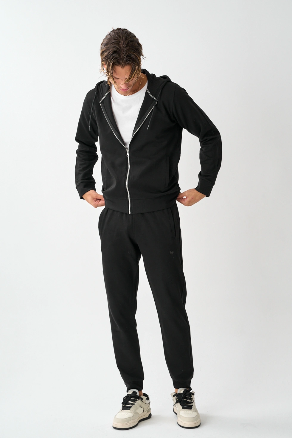 Tech Fleece Double Face Kapüşonlu Erkek Eşofman Takım