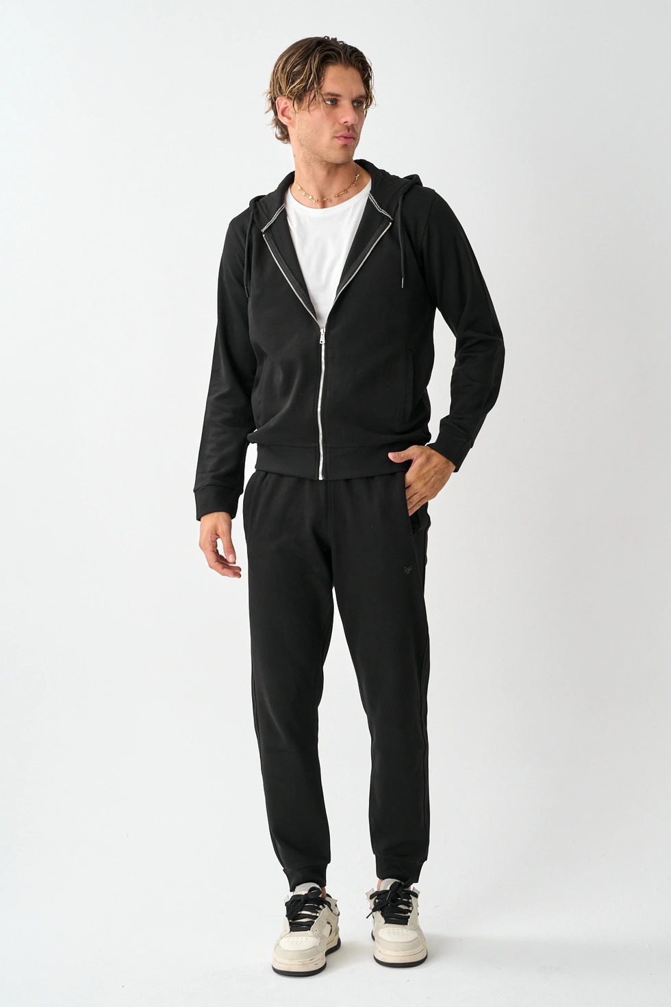 Tech Fleece Double Face Kapüşonlu Erkek Eşofman Takım