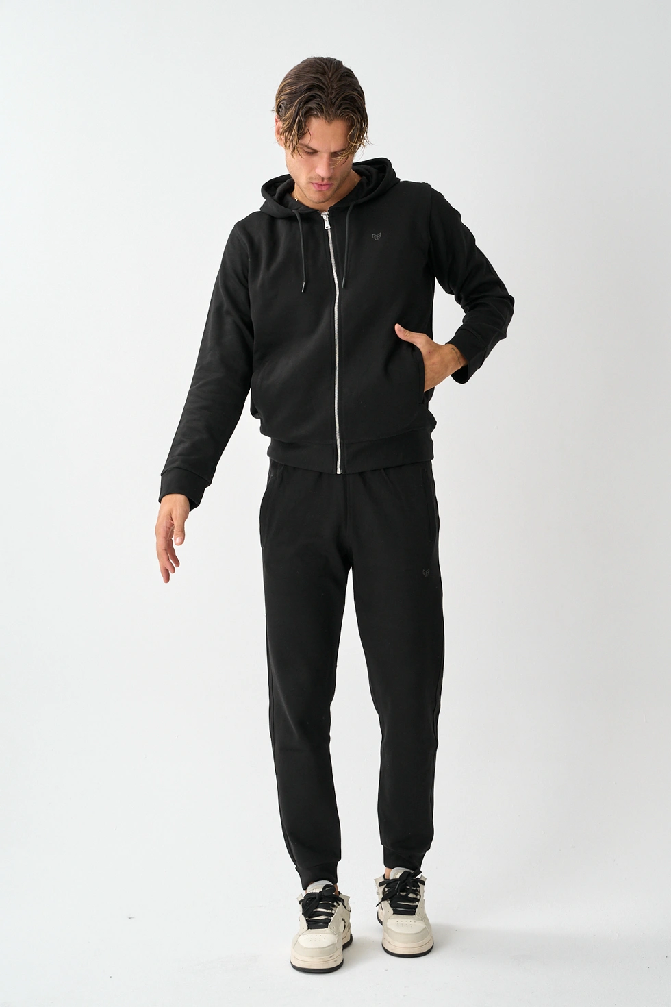 Tech Fleece Double Face Kapüşonlu Erkek Eşofman Takım