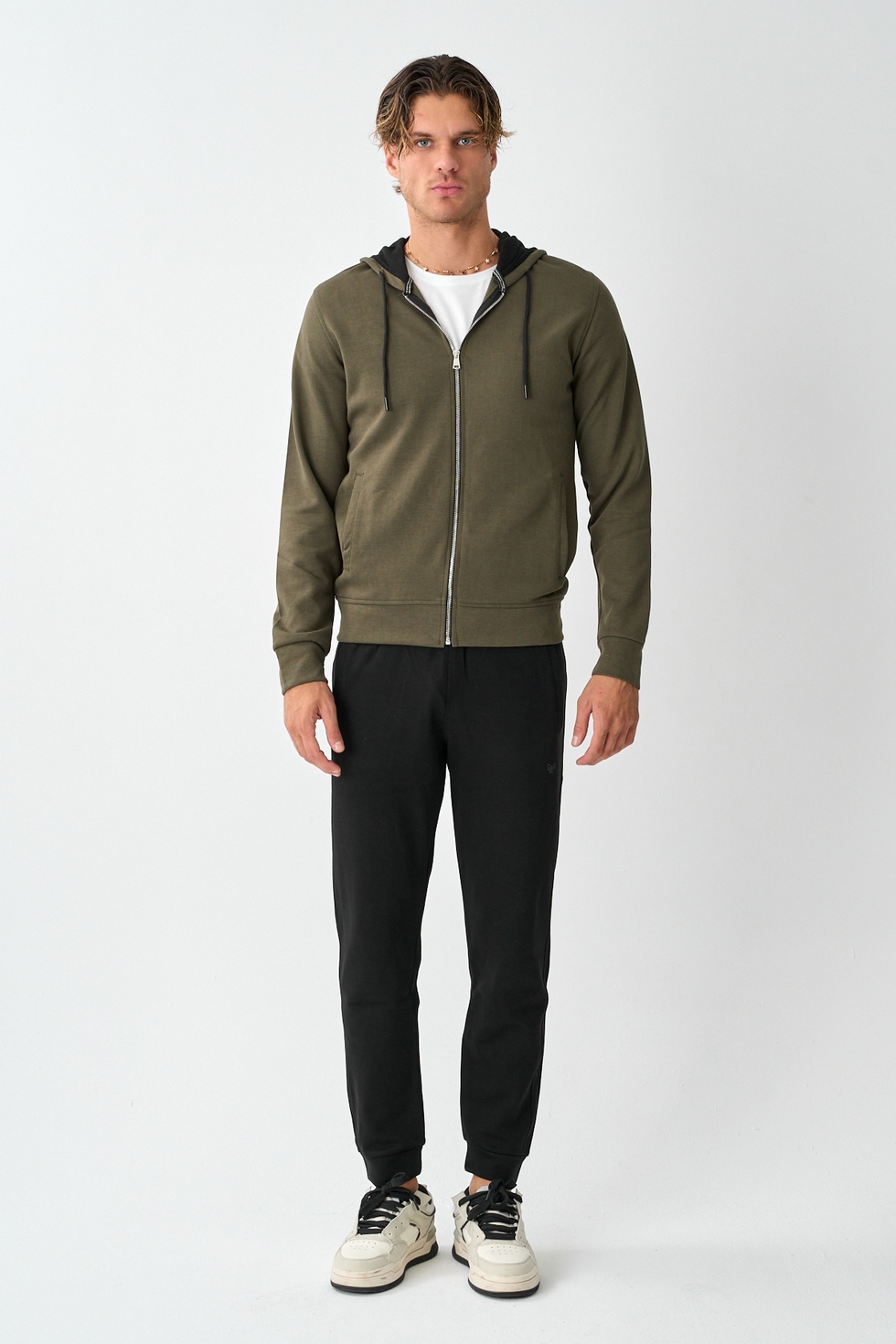 Tech Fleece Double Face Kapüşonlu Erkek Eşofman Takım