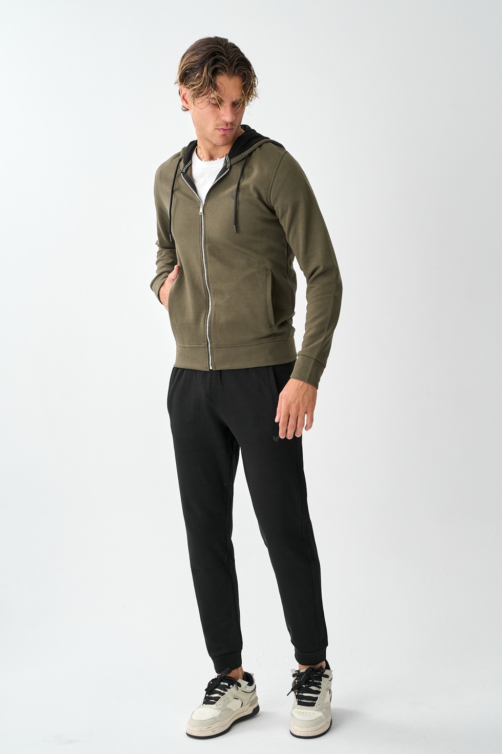 Tech Fleece Double Face Kapüşonlu Erkek Eşofman Takım