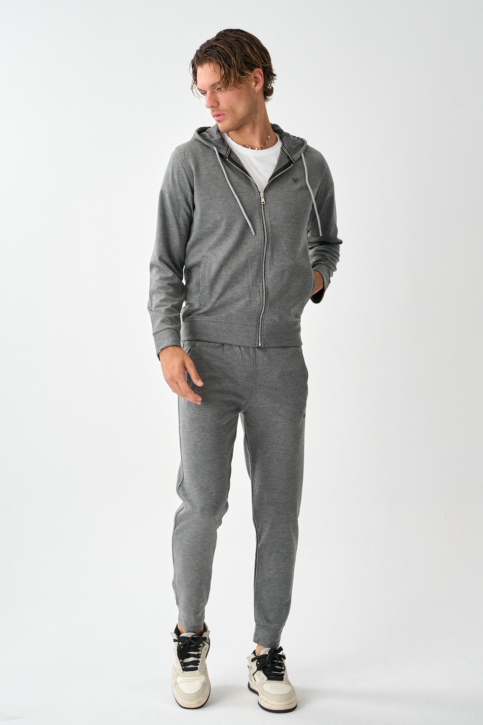 Tech Fleece Double Face Kapüşonlu Erkek Eşofman Takım