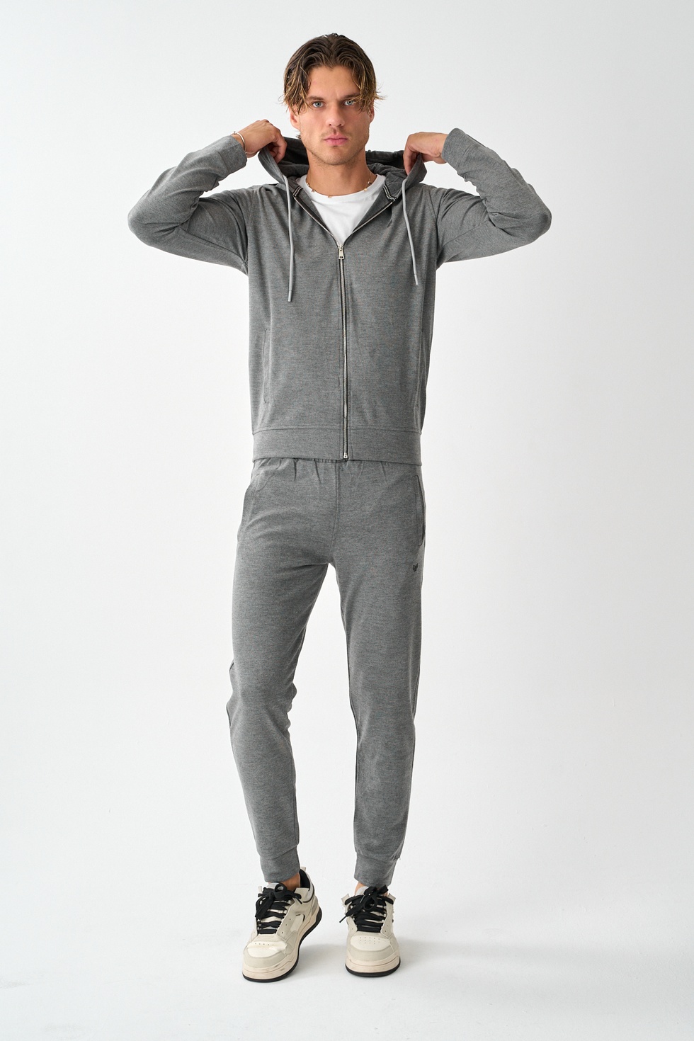 Tech Fleece Double Face Kapüşonlu Erkek Eşofman Takım