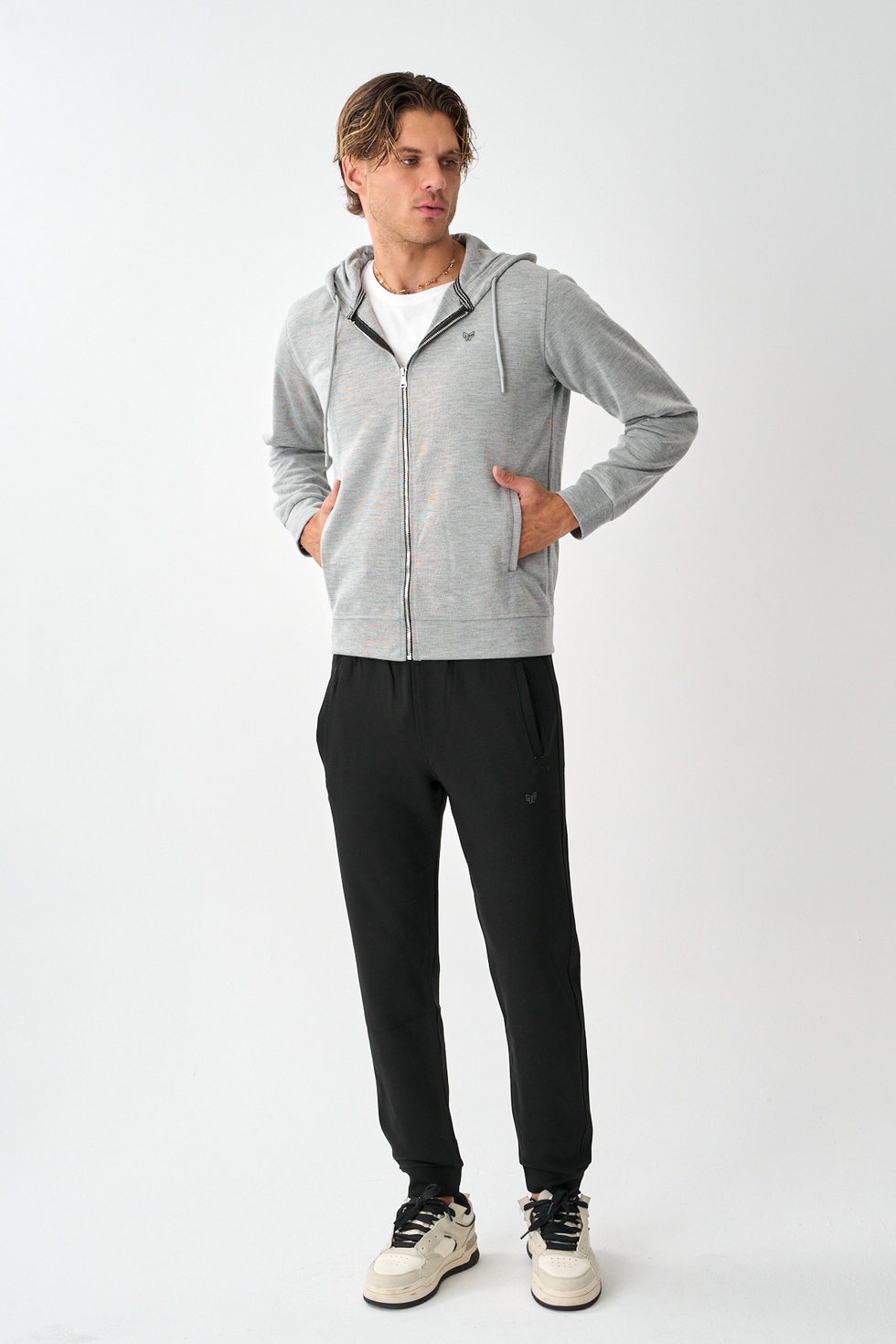 Tech Fleece Double Face Kapüşonlu Erkek Eşofman Takım