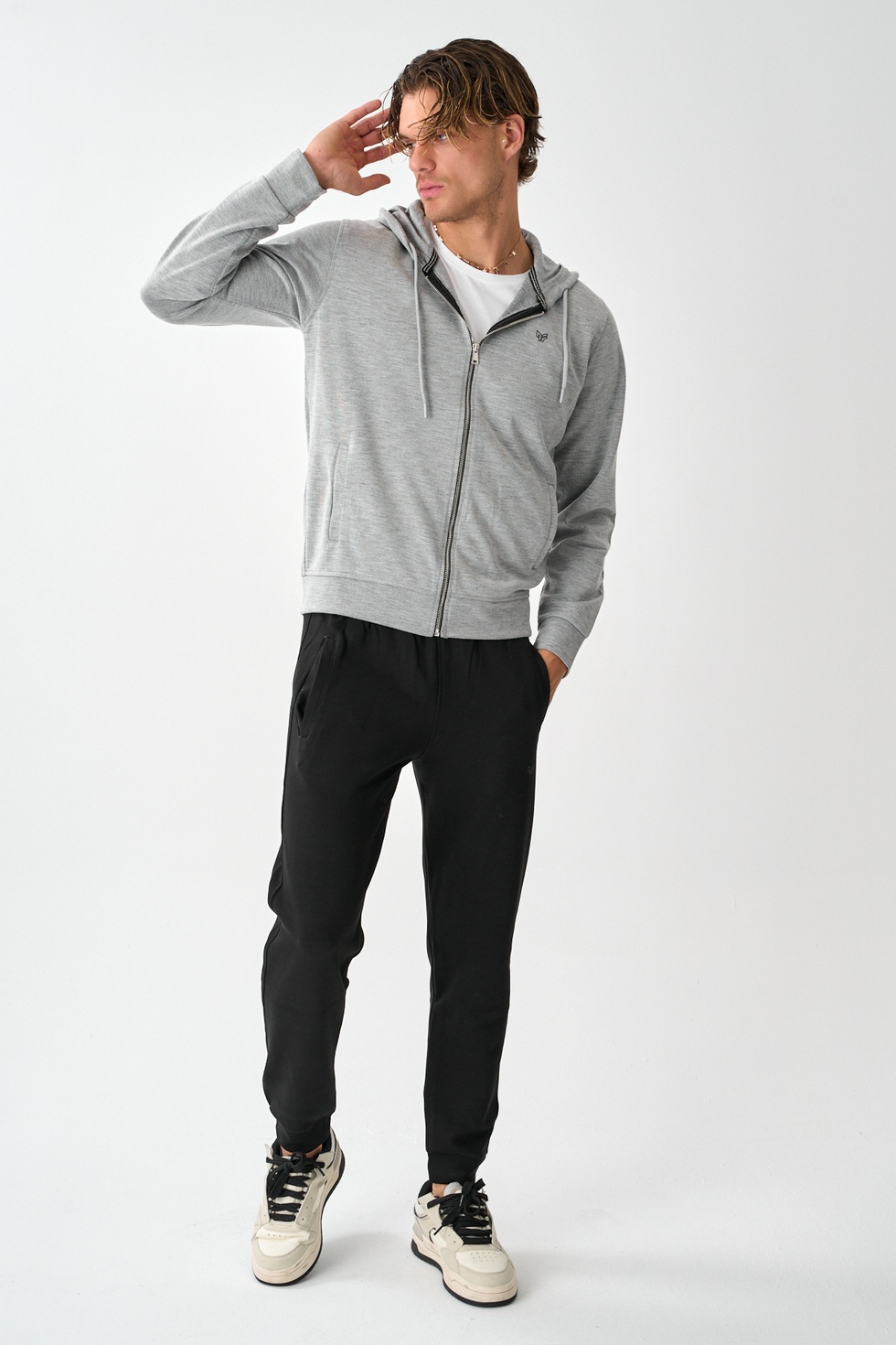 Tech Fleece Double Face Kapüşonlu Erkek Eşofman Takım