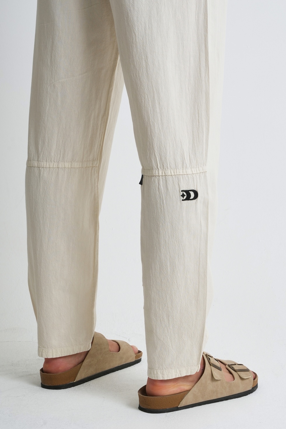 Marmaris Erkek Keten Karışımlı Dikiş Detaylı Relaxed Pantolon