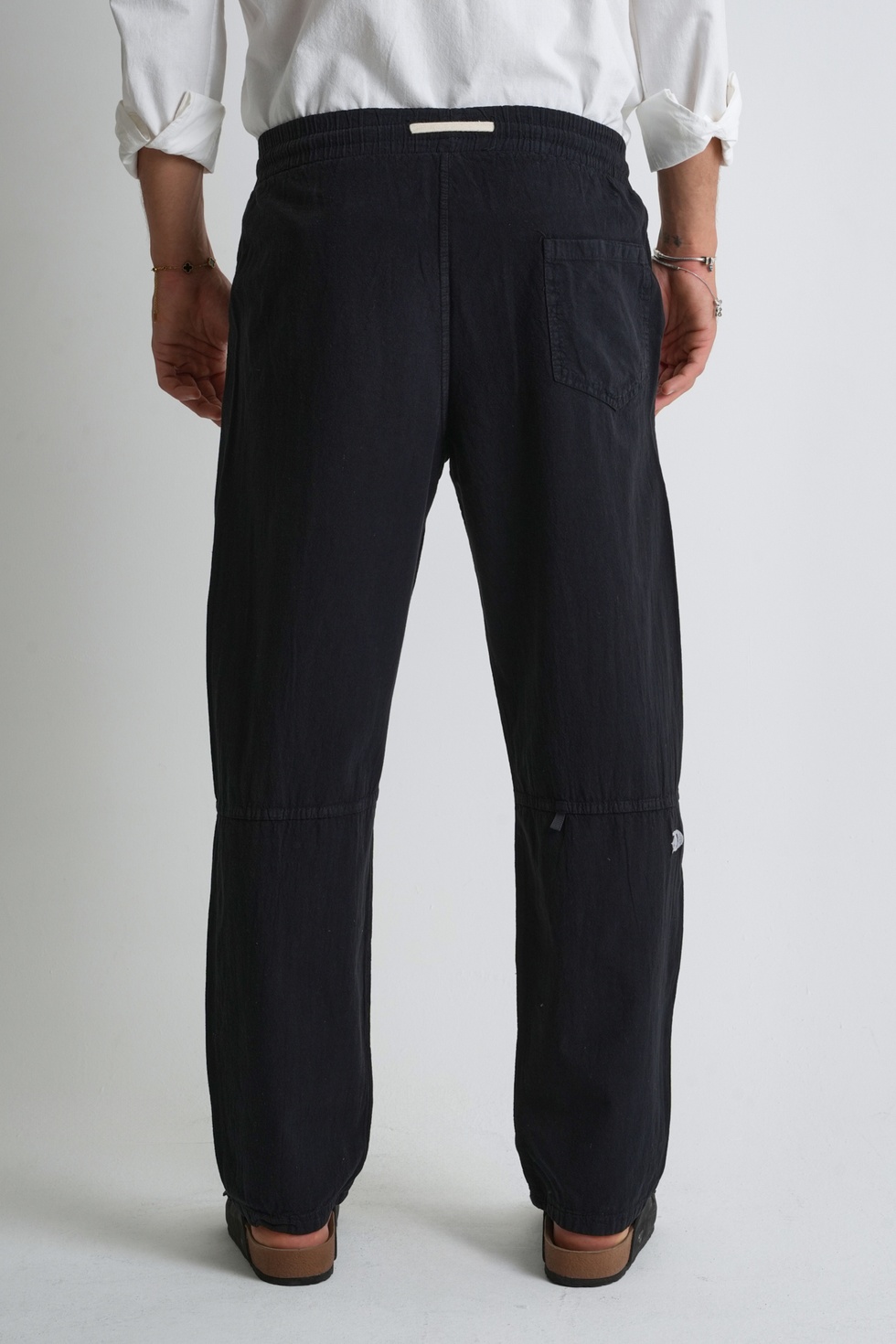 Marmaris Erkek Keten Karışımlı Dikiş Detaylı Relaxed Pantolon