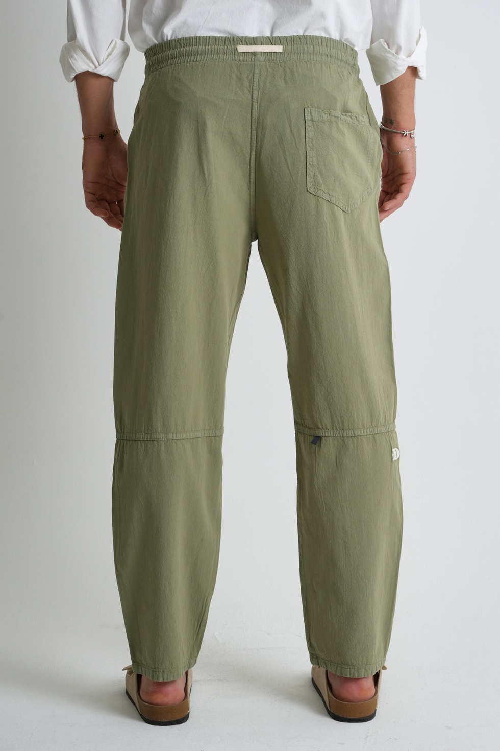 Marmaris Erkek Keten Karışımlı Dikiş Detaylı Relaxed Pantolon