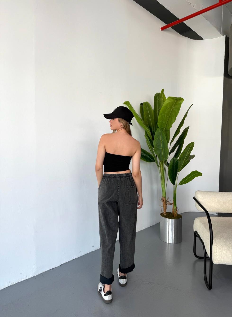 Jemmy Kadın Keten Pantolon