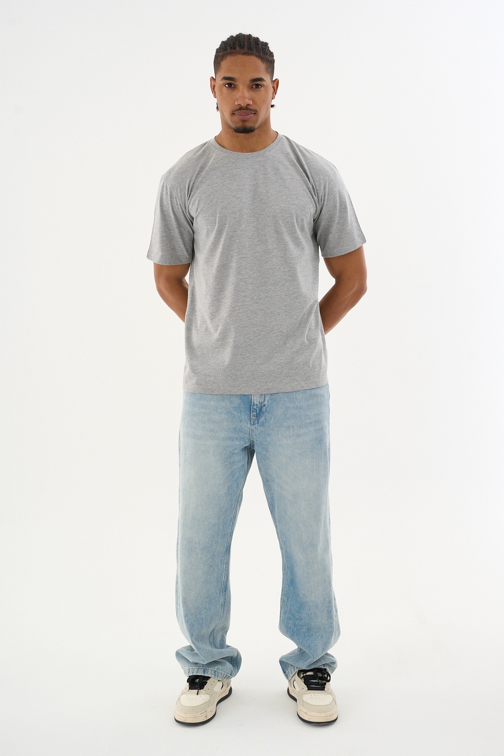 Erkek %100 Organik Pamuklu Yumuşak Dokulu Comfort Fit Bisiklet Yakalı T-shirt