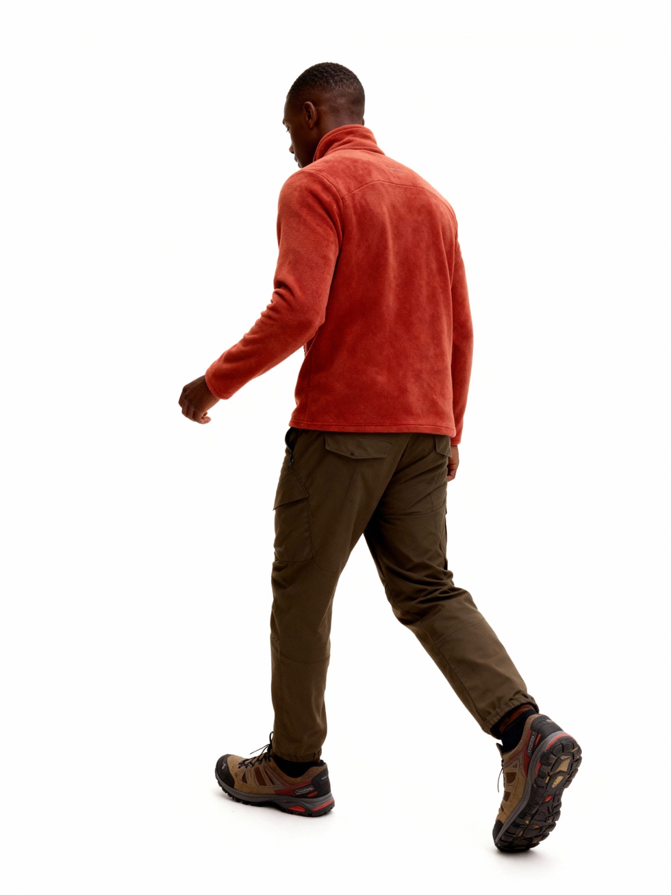 Erkek Extreme Rüzgar Geçirmez Cepli Outdoor Tam Fermuarlı Polar Ceket