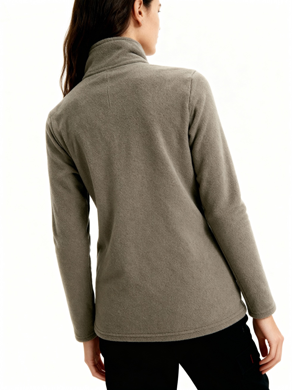 Kadın Extreme Rüzgar Geçirmez Cepli Outdoor Tam Fermuarlı Polar Ceket